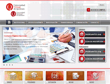 Tablet Screenshot of congreso-icde.uvq.edu.ar